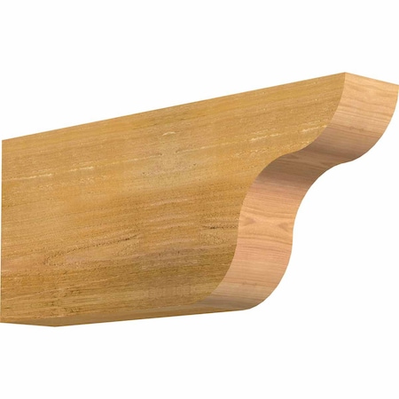 Ekena Millwork Carmel Rough Sawn Rafter Tail, Western Red Cedar, 4"W x 10"H x 24"L RFT04X10X24CAR00RWR